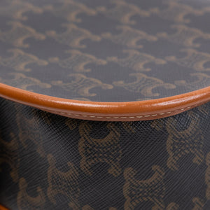 CELINE FLOCO BAG IN TRIOMPHE CANVAS GHW