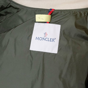 MONCLER LEOPOLD GIUBBOTTO COTTON POLYURETHANE DOWN JACKET WHITE SIZE 2