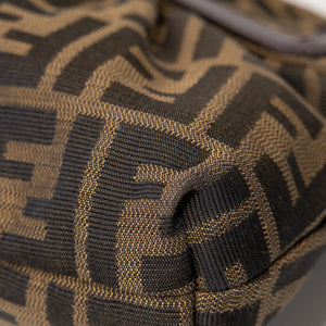 FENDI TOBACCO ZUCCA CHEF SHOULDER BAG