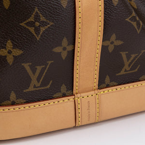 LOUIS VUITTON PETIT NOE BUCKET BAG MONOGRAM GHW (MICROCHIP)
