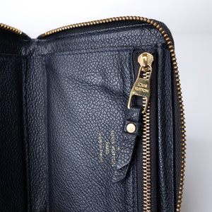 LOUIS VUITTON ZIPPY COIN PURSE MONOGRAM EMPREINTE GHW
