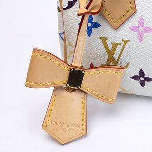 LOUIS VUITTON TAKASHI MURAKAMI NANO SPEEDY MONOGRAM CANVAS / LEATHER WHITE / MULTICOLOUR GHW