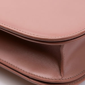 CELINE MEDIUM CLASSIC BOX BAG PINK CALFSKIN LEATHER GHW