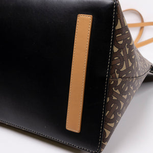 BURBERRY SOCIETY TB MONOGRAM LARGE TOTE GHW