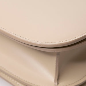 CELINE MEDIUM CLASSIC BOX BAG BEIGE CALFSKIN GHW