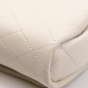 SAINT LAURENT YSL MINI NOLITA WHITE LAMBSKIN LEATHER GHW