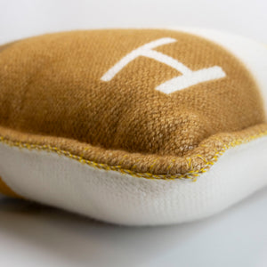 HERMES DYE SANGLE PILLOW CITRON / PAILLE