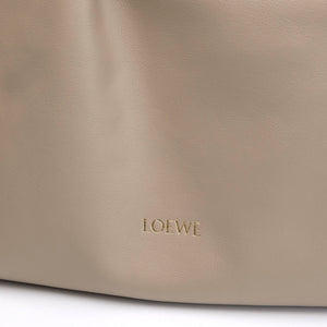 LOEWE MINI FLAMENCO CLUTCH SAND NAPPA CALFSKIN GHW