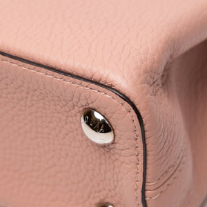 LOUIS VUITTON CAPUCINES BB LIGHT PINK TAURILLON CALFSKIN LEATHER SHW