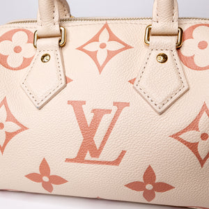 LOUIS VUITTON SPEEDY BANDOULIERE 20 CREAM / PINK GHW