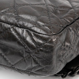 CHANEL MEDIUM CHAIN ME FLAP BAG GREY QUILTED CALFSKIN SHW