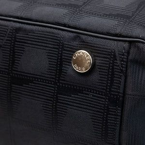 CHANEL NEW TRAVEL LINE TOTE BAG NYLON BLACK SHW