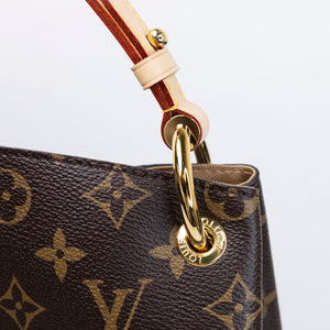 LOUIS VUITTON GRACEFUL MM MONOGRAM CANVAS GHW (MICROCHIP)