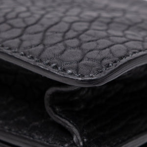 CHRISTIAN DIOR J'ADIOR FLAP BAG BLACK LAMBSKIN LEATHER SHW
