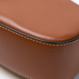 CELINE CLUTCH ON STRAP TABOU CALFSKIN TAN GHW