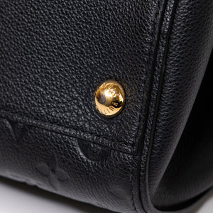 LOUIS VUITTON EMPREINTE TROCADERO SHOULDER BAG  BLACK GHW