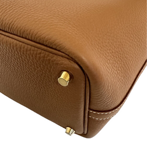 HERMES PICOTIN LOCK 18 GOLD GHW STAMP K
