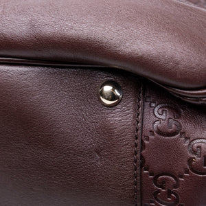 GUCCI GUCCISSIMA LARGE PRINCY TOTE BAG BROWN LEATHER GHW