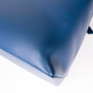 LOEWE LARGE PUZZLE BLUE CALF SKIN LEATHER SHW