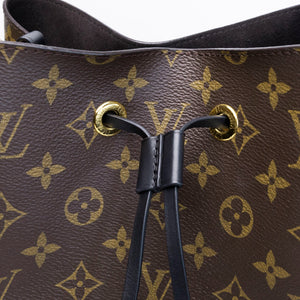 LOUIS VUITTON NEONOE MM MONOGRAM BLACK GHW