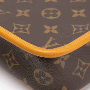 LOUIS VUITTON SATCHEL WEARABLE WALLET MONOGRAM GHW (MICROCHIP)