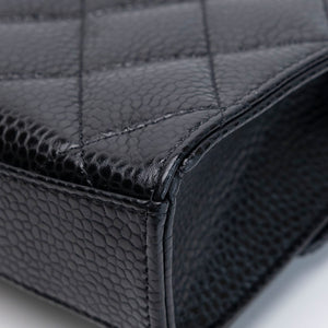 CHANEL 26C MINI FLAP BAG BLACK CAVIAR GHW (MICROCHIP)