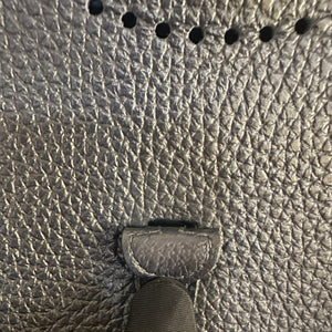 HERMES MINI EVELYNE  BLUE NUIT GHW STAMP Z