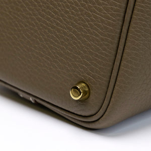 HERMES PICOTIN LOCK 18 ETOUPE GHW STAMP G