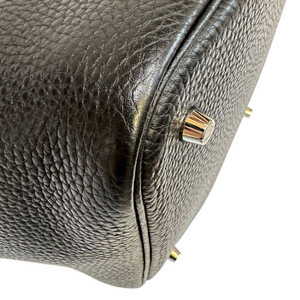 HERMES PICOTIN 22 BLACK SHW STAMP C