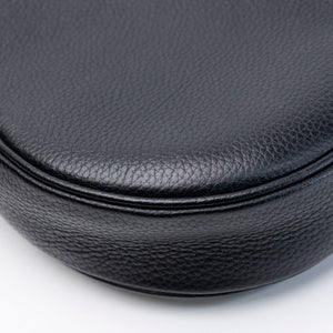 CHRISTIAN DIOR SADDLE BAG BLACK GRAINED CALFSKIN SHW