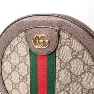 GUCCI OPHIDIA GG MINI ROUND BAG