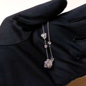 PIAGET 18K WHITE GOLD DIAMOND ROSE BRACELET
