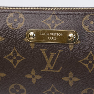 LOUIS VUITTON EVA POCHETTE MONOGRAM CANVAS GHW (MICROCHIP)