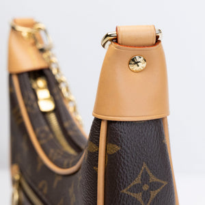 LOUIS VUITTON HALF-MOON LOOP BAGUETTE MONOGRAM CANVAS GHW (MICROSHIP)