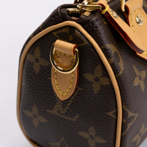 LOUIS VUITTON NANO SPEEDY MONOGRAM CANVAS GHW
