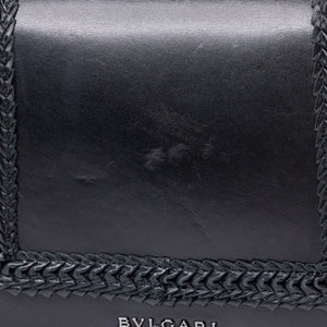 BVLGARI SERPENTI FOREVER SHOULDER BAG BLACK CALFSKIN