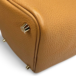 HERMES PICOTIN LOCK 18 BISCUIT GHW STAMP Z
