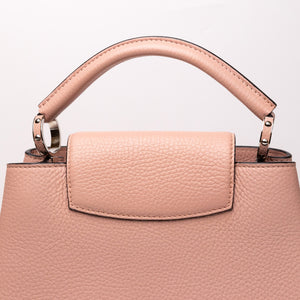 LOUIS VUITTON CAPUCINES BB LIGHT PINK TAURILLON CALFSKIN LEATHER SHW