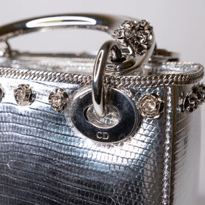 CHRISTIAN DIOR LIZARD MINI LADY DIOR SHW