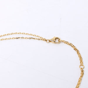 CARTIER LOVE NECKLACE 2 DIAMONDS YELLOW GOLD