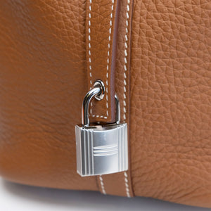 HERMES PICOTIN 18 CLEMENCE GOLD SHW STAMP K