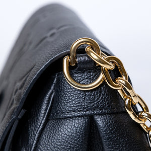 LOUIS VUITTON FAVORITE MONOGRAM EMPREINTE LEATHER BLACK GHW