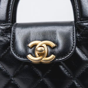 CHANEL 24P MINI NANO KELLY SHOPPER CALFSKIN GHW (MICROCHIP)