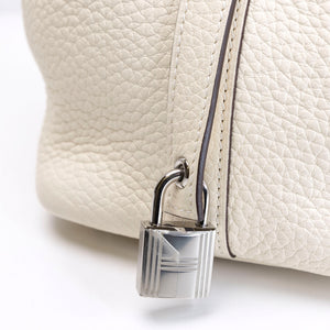 HERMES PICOTIN 18 LOCK BAG NATA SHW STAMP Z