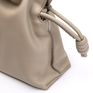 LOEWE MINI FLAMENCO CLUTCH SAND NAPPA CALFSKIN GHW