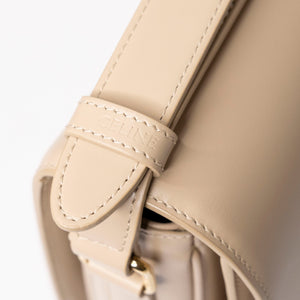 CELINE CLASSIQUE TRIOMPHE BAG SHINY CALFSKIN BEIGE GHW
