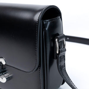CELINE TEEN TRIOMPHE BAG SHINY CALFSKIN BLACK SHW