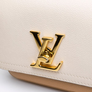 LOUIS VUITTON LOCKME TENDER GRAINED CALFSKIN BEIGE MULTICOLOUR GHW (MICROCHIP)