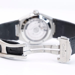 OMEGA CONSTELLATION 39MM , STEEL ON LEATHER STRAP