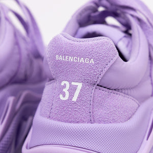 BALENCIAGA TRIPLE S SNEAKERS PURPLE SIZE 37